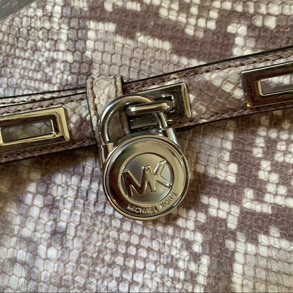 Michael Kors Embossed Python Crossbody & Wallet - image 5